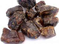 Raw Black Amber