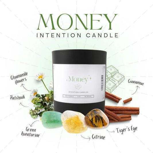 Money intention Candle 9oz